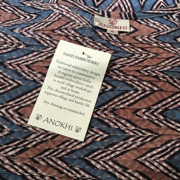 NWT Anokhi cotton coverup. - Picture 6 of 10